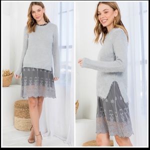 Ryu A’reve Eyelash Sweater Dress